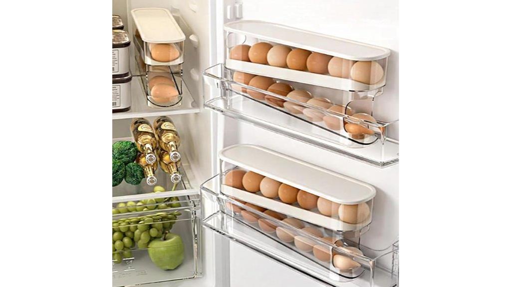 refrigerator egg storage organizer