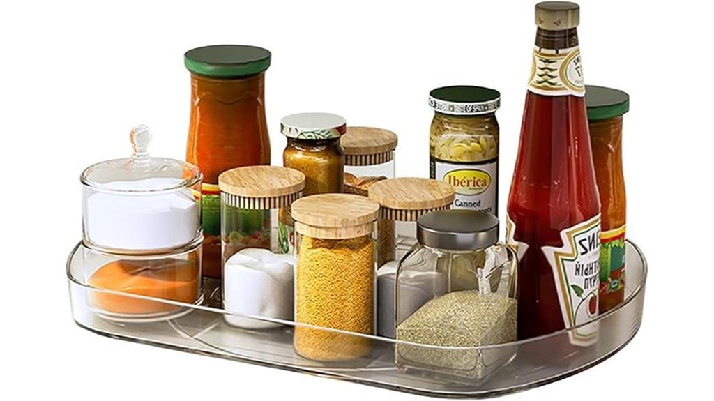 refrigerator lazy susan organizer