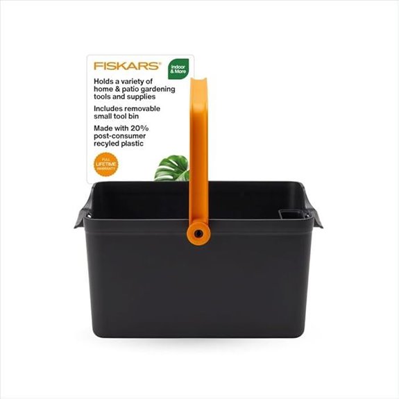 Fiskars Garden Tool Caddy with Removable Storage