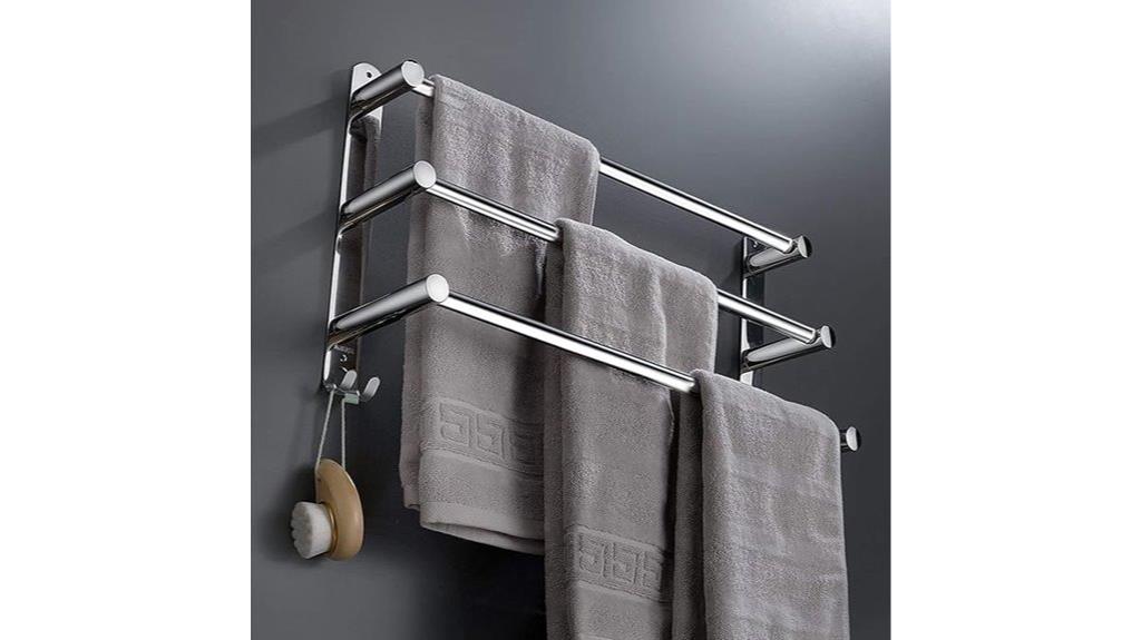 retractable stainless steel towel bar