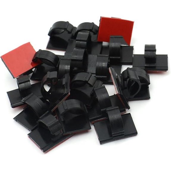 Self-Adhesive Cable Clips for Wire Management (20PCS)