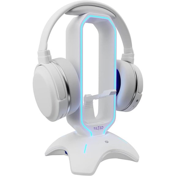 Tilted Nation RGB Gaming Headset Stand with Hub