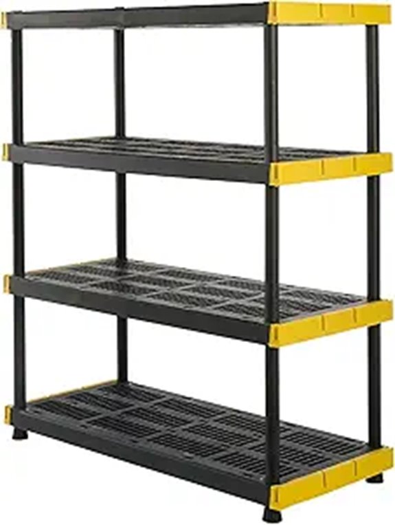 Heavy Duty 4-Tier Storage Shelving Unit