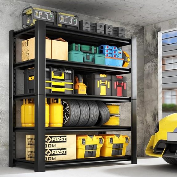 Heavy Duty 5-Tier Garage Storage Shelving Unit