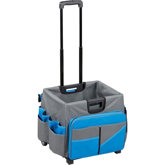 ECR4Kids Rolling Cart with Canvas Organizer
