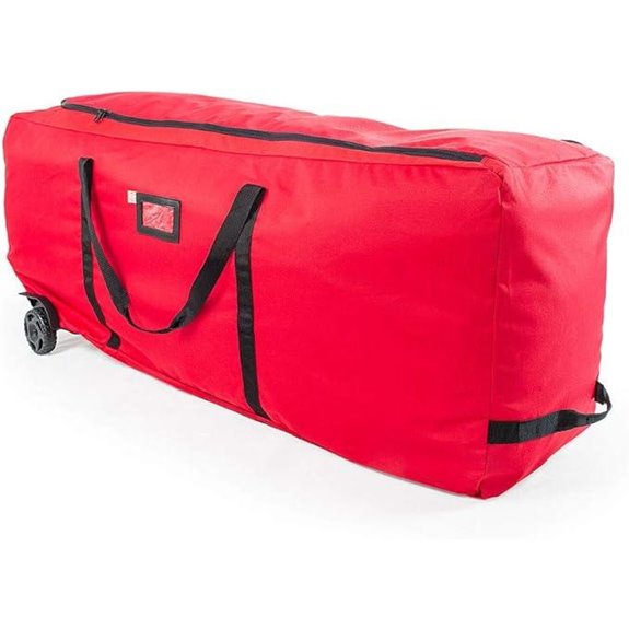 Rolling Duffle Tree Storage Bag with Wheels and Straps