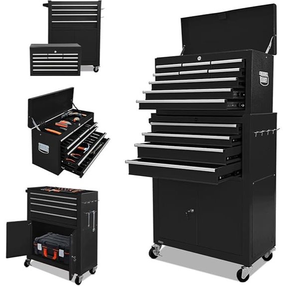 13-Drawer Rolling Tool Chest with Lock
