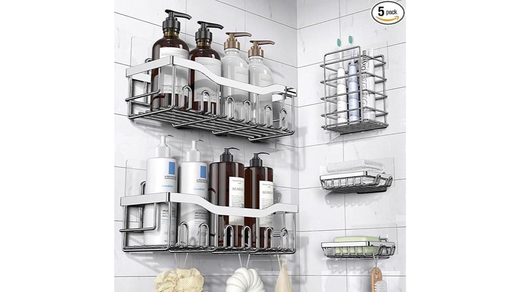 rustproof stainless steel caddy