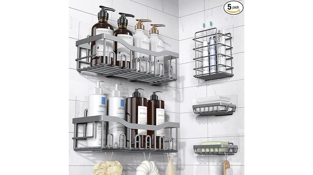 rustproof stainless steel caddy