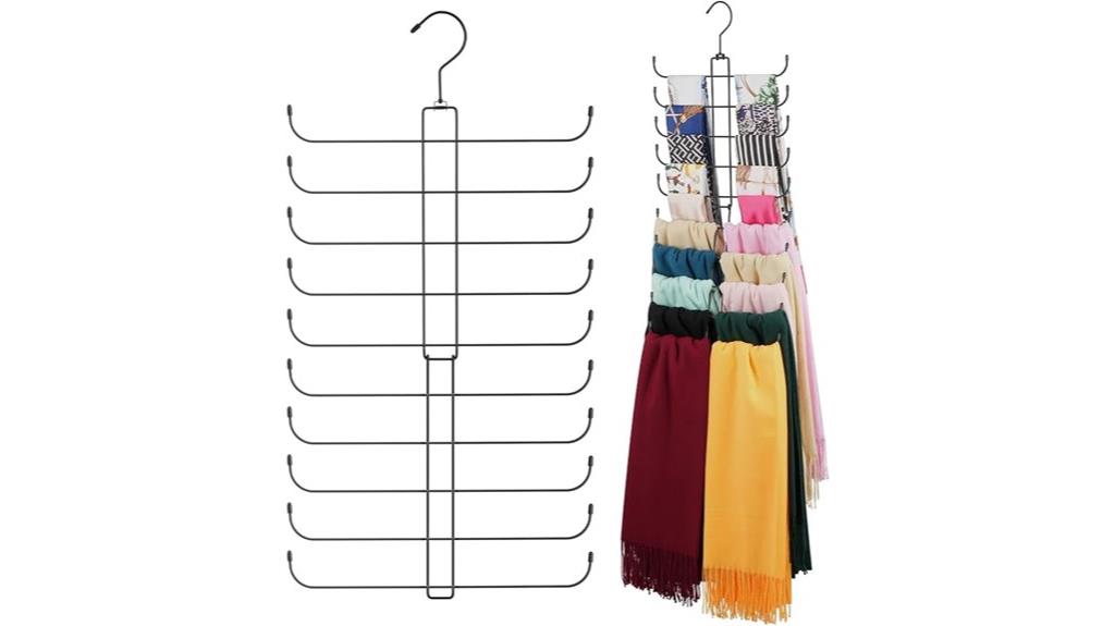 scarf storage and hanging