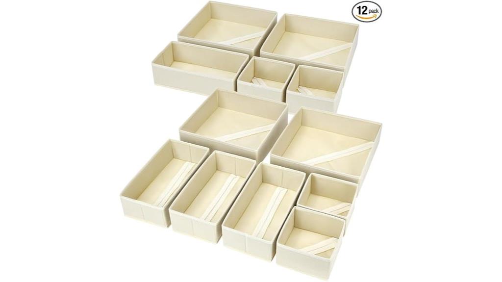 set of 12 drawer organizers