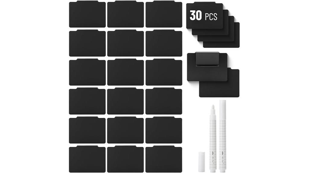 set of 32 basket labels