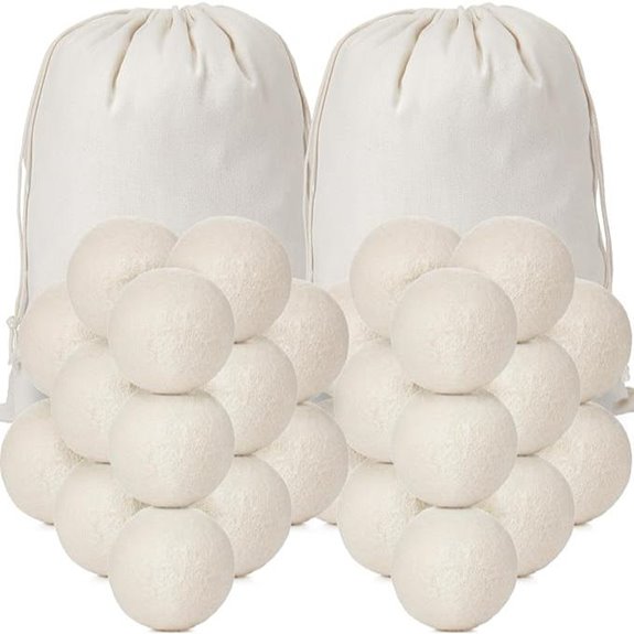 Roowest Wool Dryer Balls Set (46 Pieces)