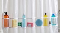 shower liners with pockets