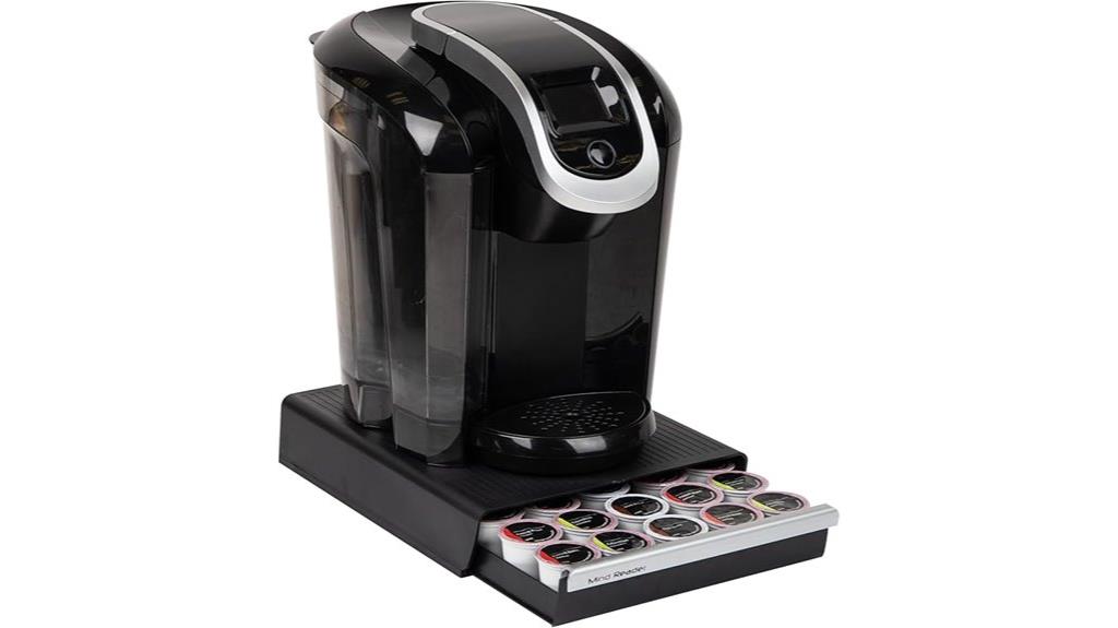 single serve coffee pod drawer