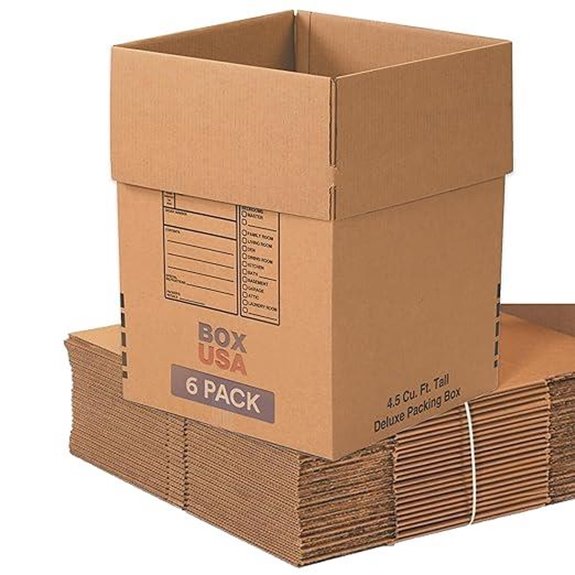Heavy Duty Moving Boxes 18x18x24 (6-Pack)