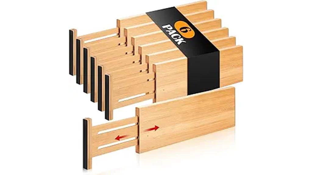 six pack drawer dividers