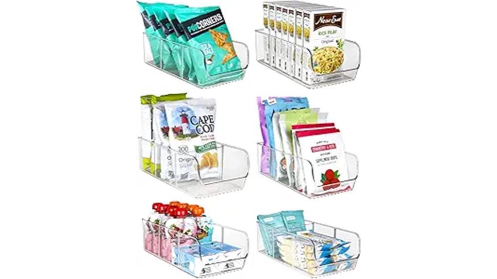 six pack snack storage