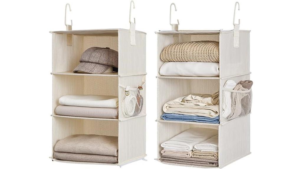 six shelf closet storage
