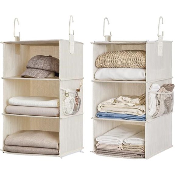 StorageWorks 6-Shelf Closet Organizer with Separable Shelves