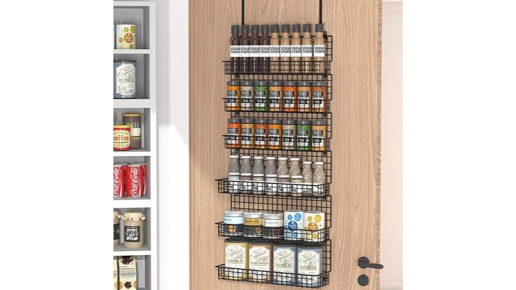 six tier spice rack