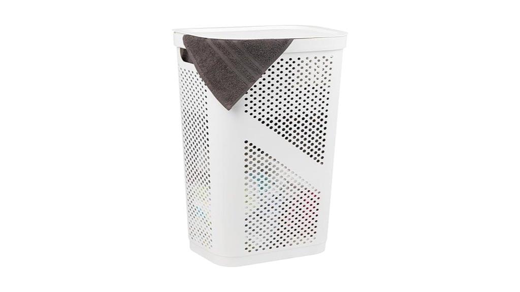 slim laundry hamper lid