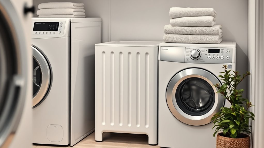 slim space saving laundry hampers