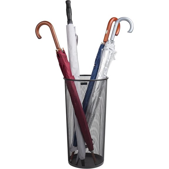 Mind Reader Mesh Umbrella Stand Organizer