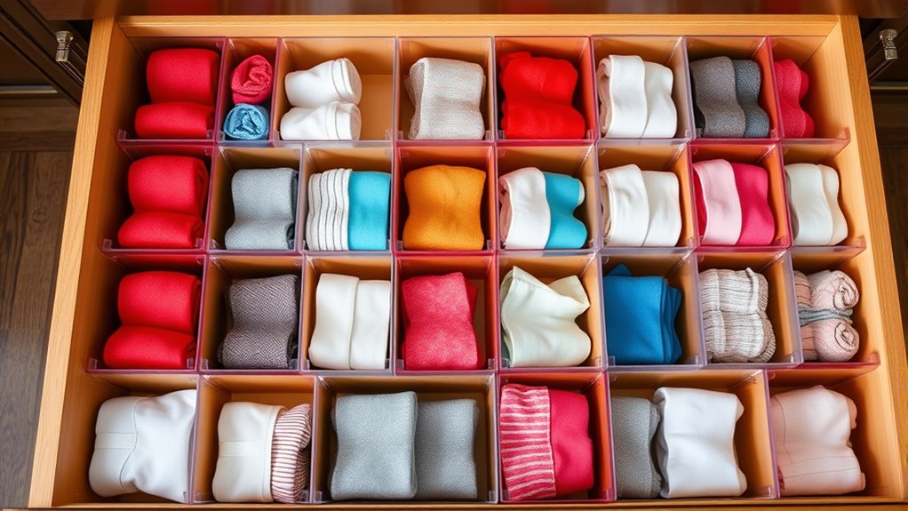 sock and underwear organizers