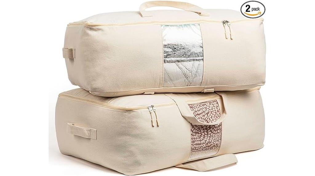 soft canvas storage bags