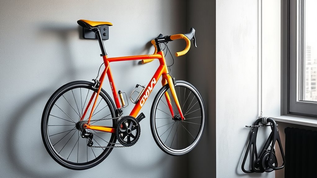 space efficient secure bike storage