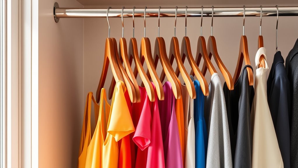 space saving cascading hangers