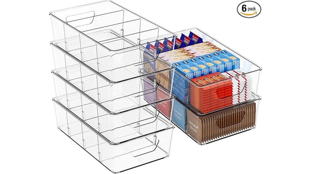 stackable 6 pack snack organizer