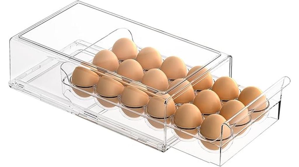 stackable bpa free egg trays