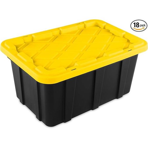 Sterilite 18-Pack Stackable Storage Bins with Lids