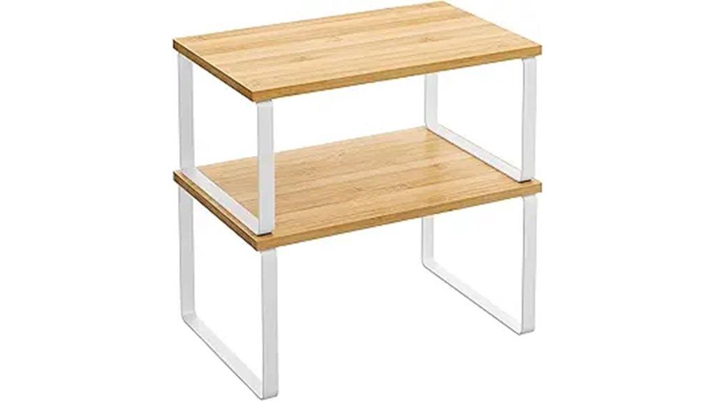 stackable storage cabinet shelves