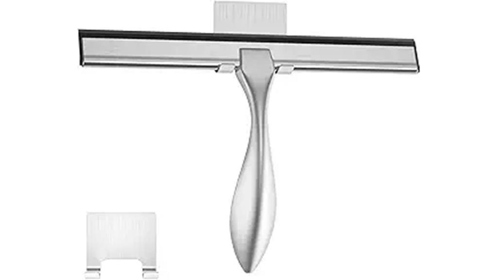 stainless shower squeegee