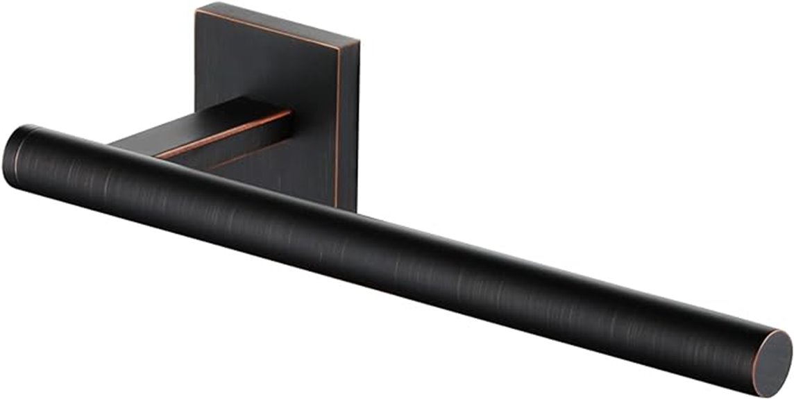 stainless steel bathroom towel holder