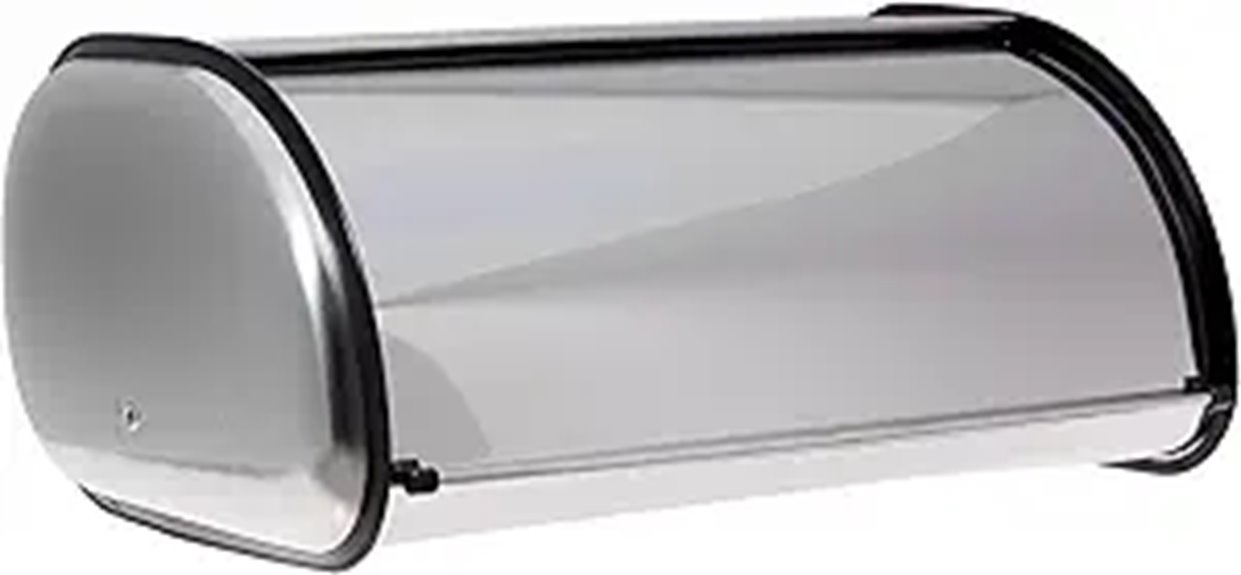 stainless steel bread storage
