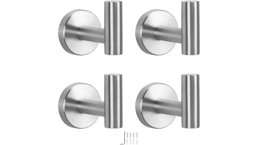 stainless steel towel hooks