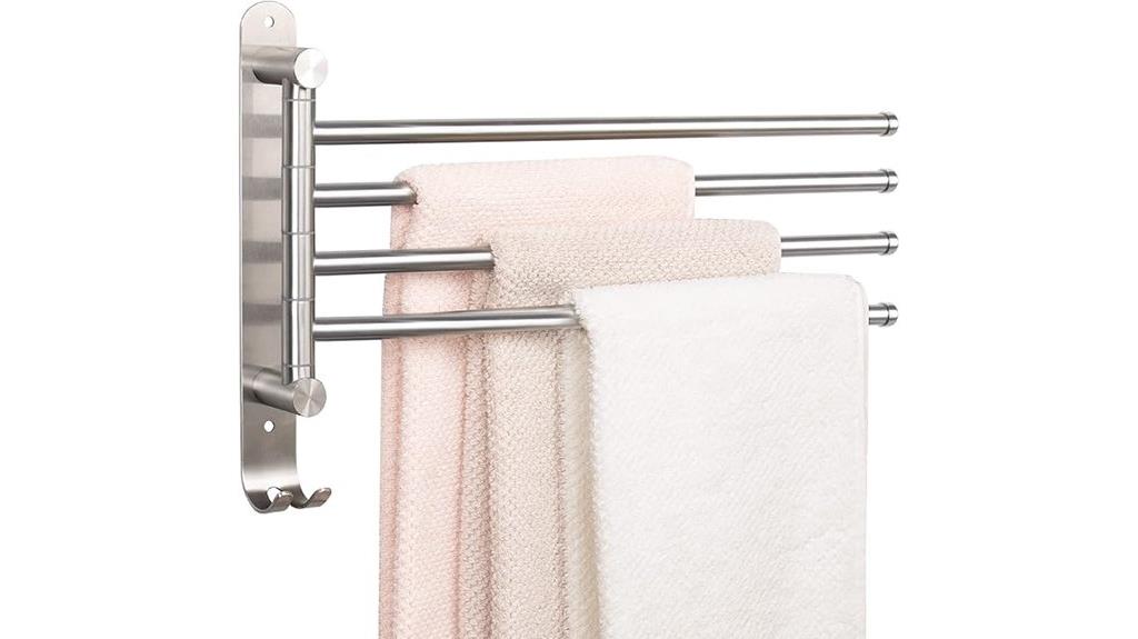 stainless steel wall towel rack