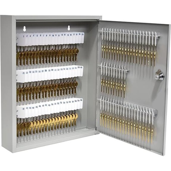 Steelmaster 110-Key Cabinet with Lock and Tags