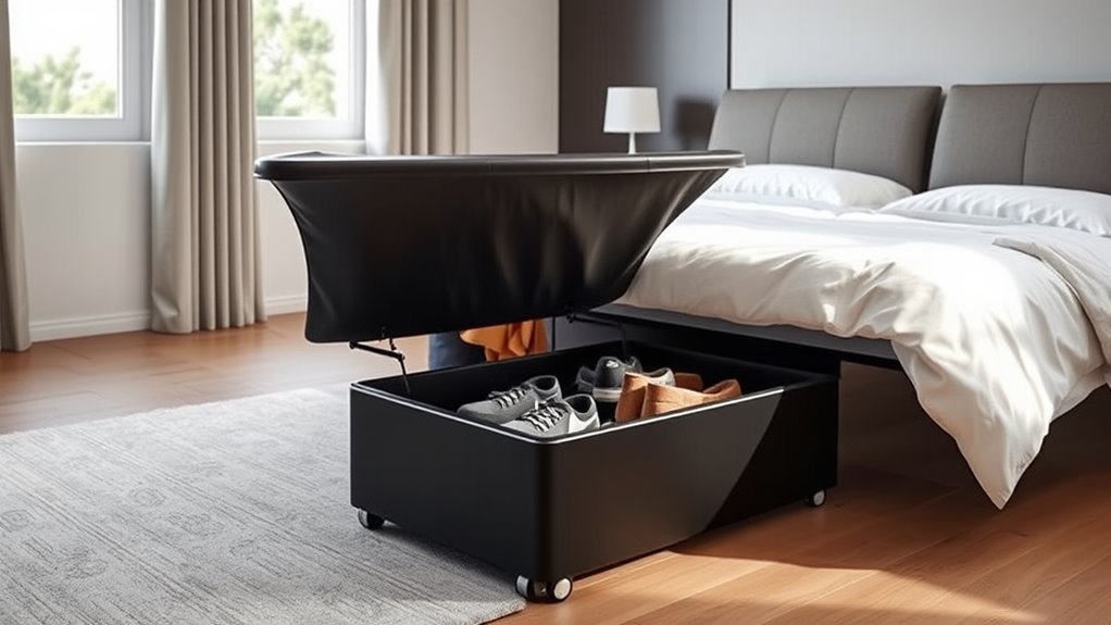 storage container size and mobility