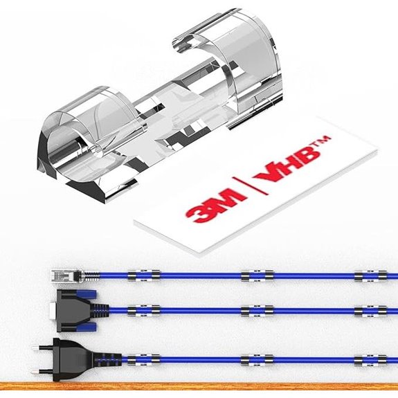 XIAOXI Cable Clips with Strong Adhesive (20 pcs)
