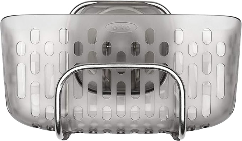 stronghold gray sink organizer