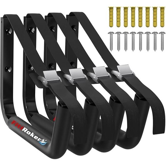 Heavy Duty Kayak Wall Mount Rack with Padding