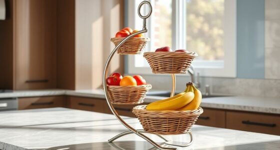 stylish 3 tier fruit baskets