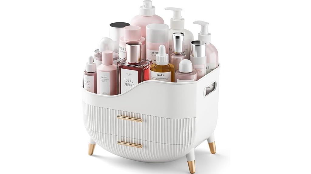 stylish drawer makeup organizer