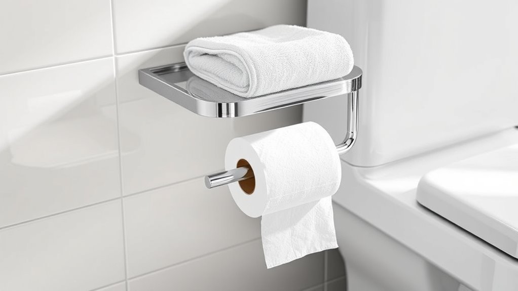 stylish toilet paper shelves