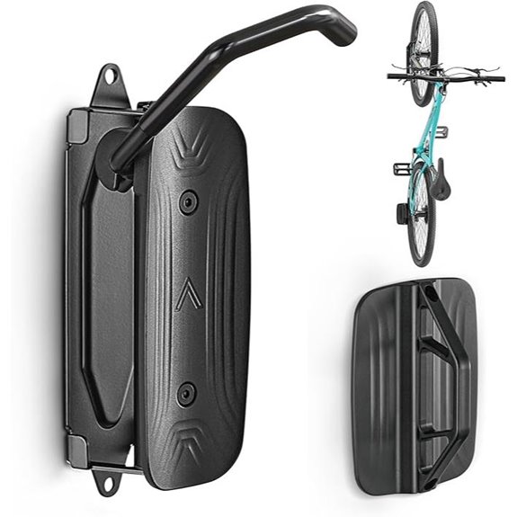 monTEK Swivel Bike Wall Mount & Storage Rack